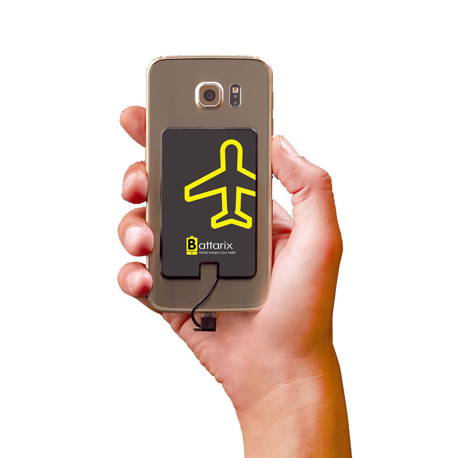 Battarix Powerbank 750 mAh 1 Θέσης Μαύρο