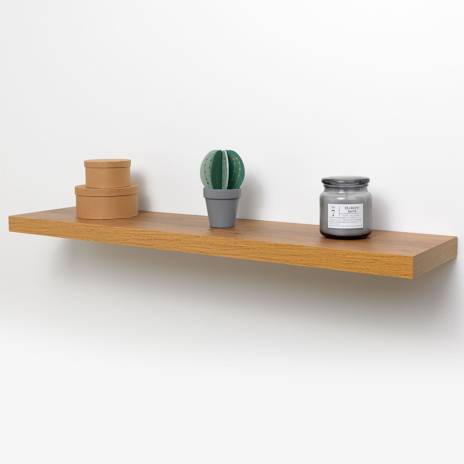 Κάνε κλικ για να δεις την εικόνα 1 του Sentio Ράφι Τοίχου Βελανιδιά 100x23,5cm