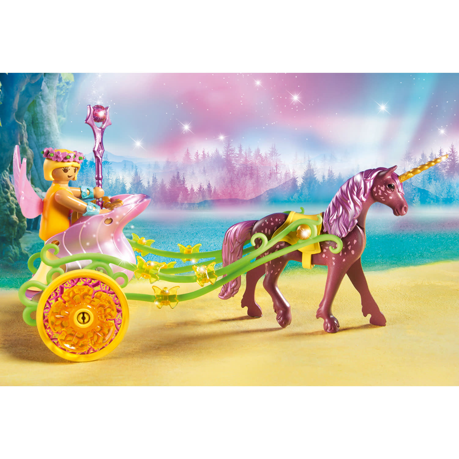 Κάνε κλικ για να δεις την εικόνα 4 του playmobil Fairies Νεραϊδοάμαξα Με Μονόκερο 9136