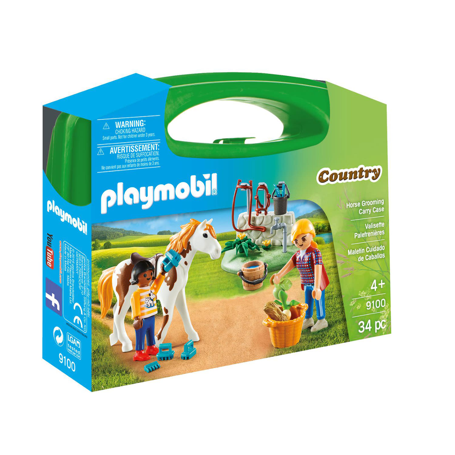 Εικόνα 1 του playmobil 9100 Βαλιτσα Φροντιζ  Αλογα