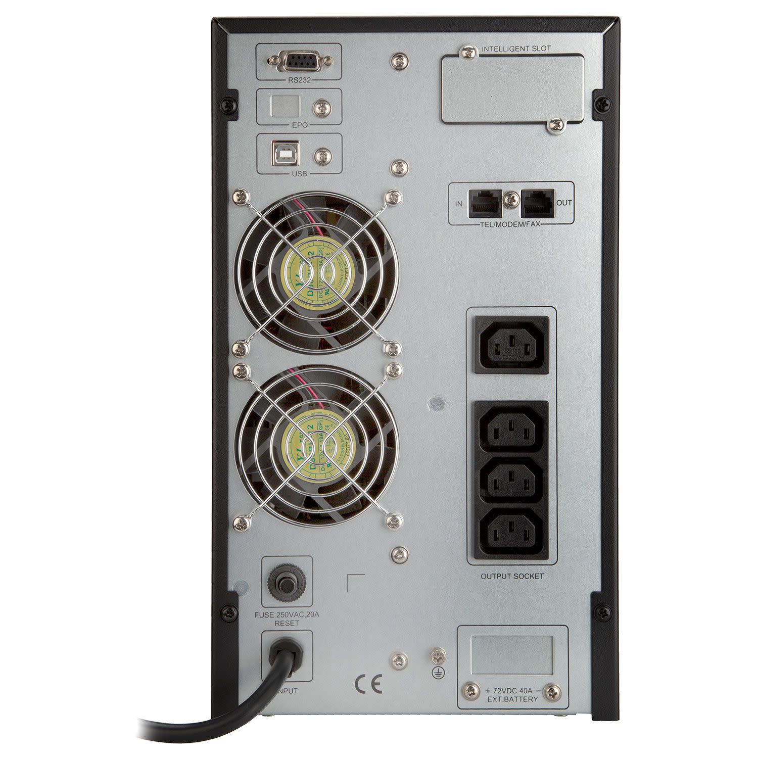 Εικόνα 2 του Turbo-X UPS 3000 VA On Line EA903 3KVA/2700W 3ΕΤΉΣ ΕΓΓΎΗΣΗ ΜΠΑΤΑΡΊΑΣ