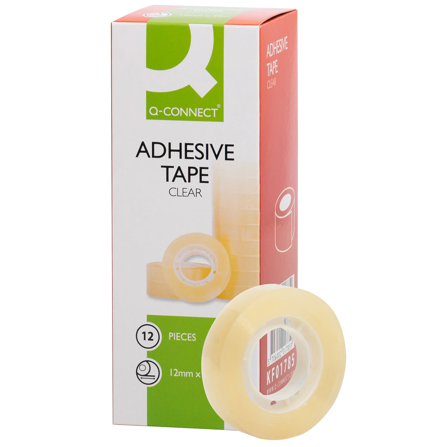 Εικόνα 1 του Q-Connect Kολλητική Ταινία 12mm x 33m 12τεμ.