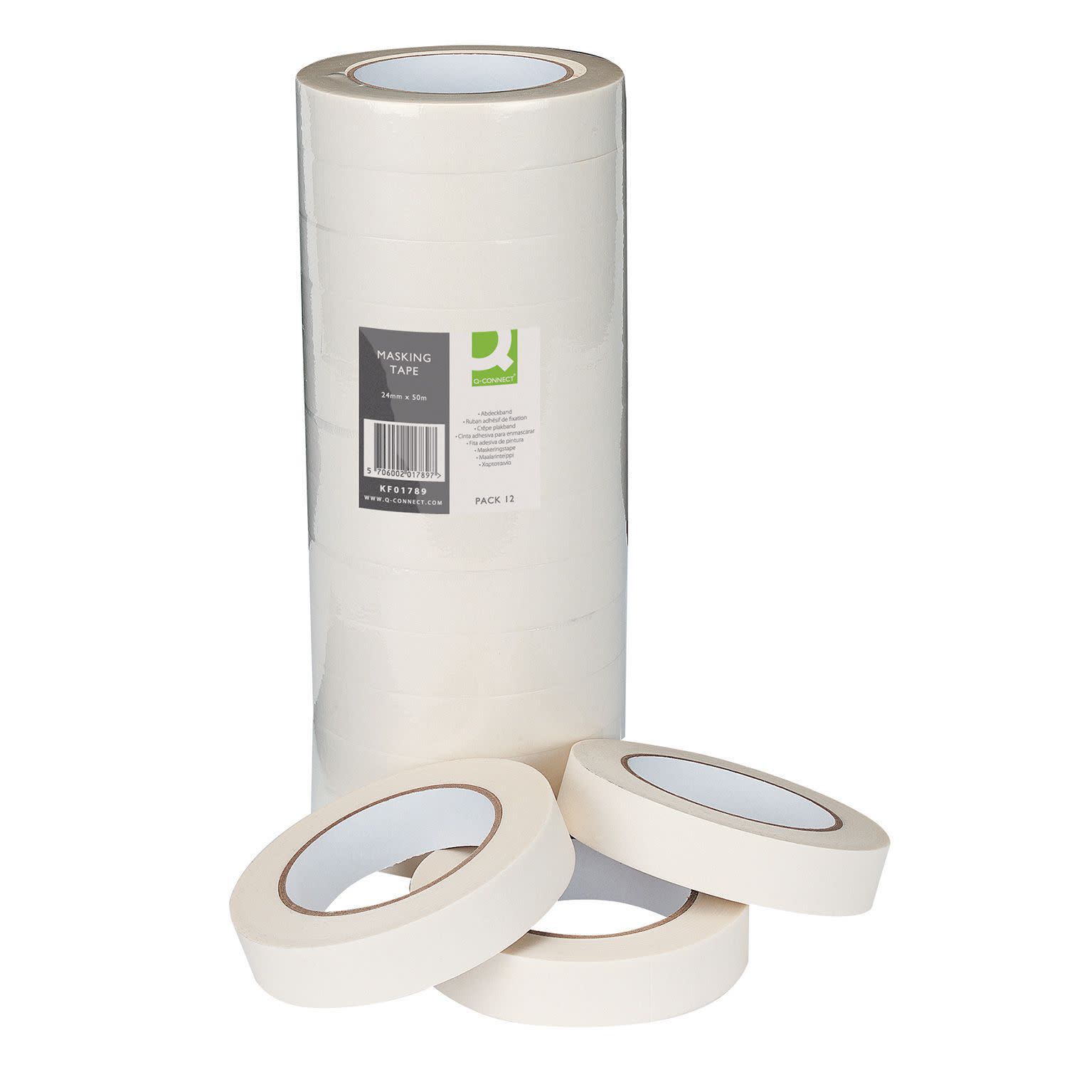 Q-Connect Κολλητική Ταινία Χάρτινη 24mm x 50m