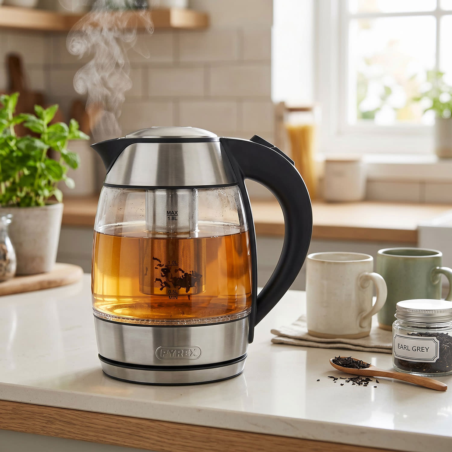 Κάνε κλικ για να δεις την εικόνα 6 του Pyrex Βραστήρας SB-450 Luxx 1,80 Lt