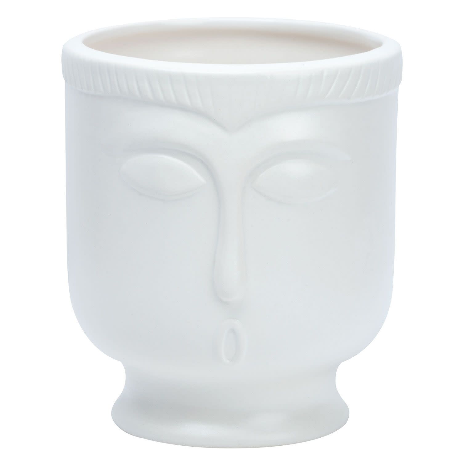 Εικόνα 4 του Sentio Λευκή Γλάστρα Face B&W