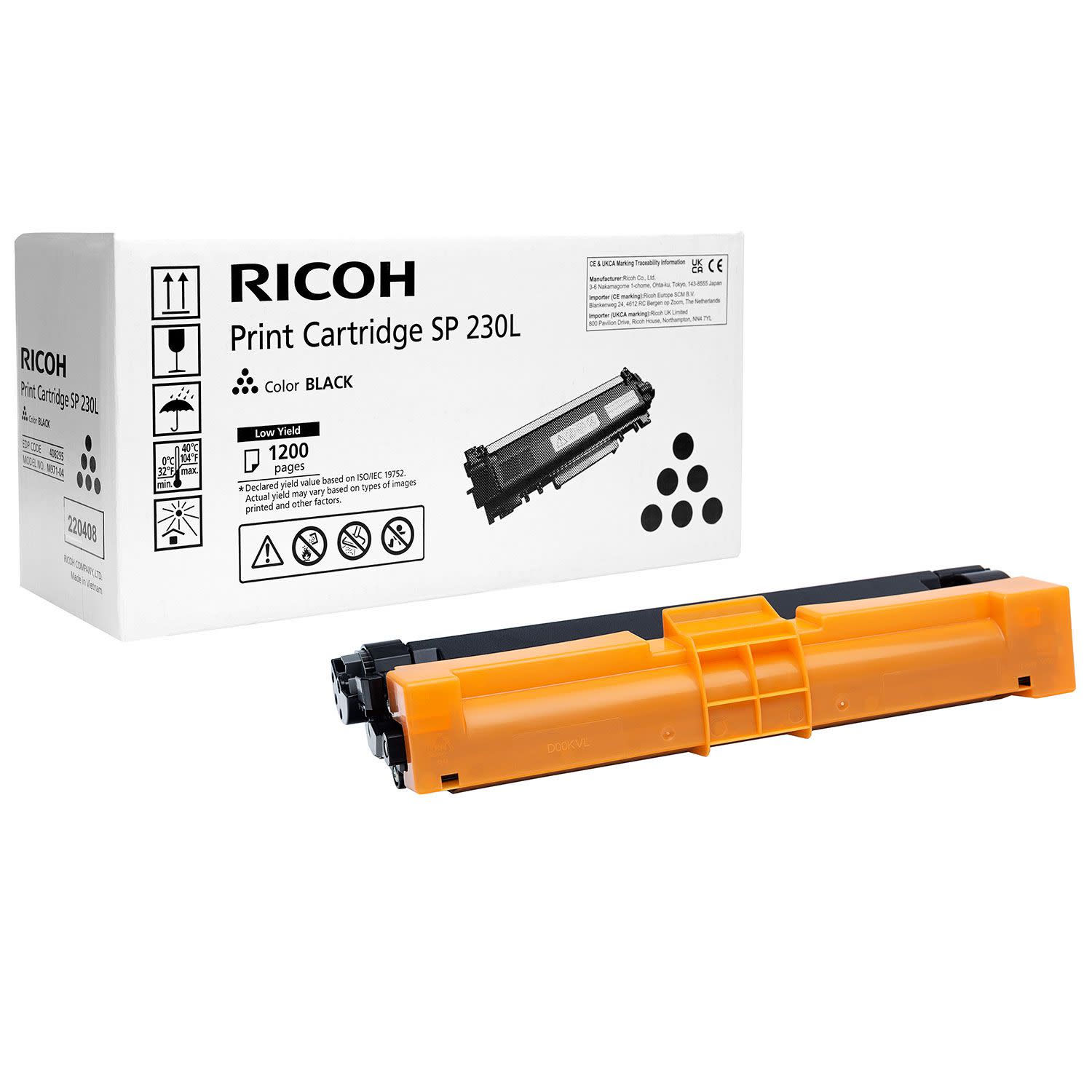 Εικόνα 1 του Toner Ricoh SP230L Black