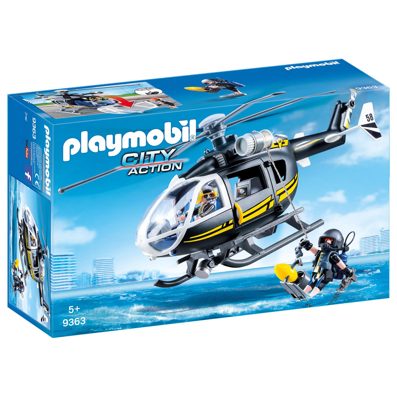 Εικόνα 1 του playmobil 9363 Ελικόπτερο Ομάδας Ειδικών Αποστολών