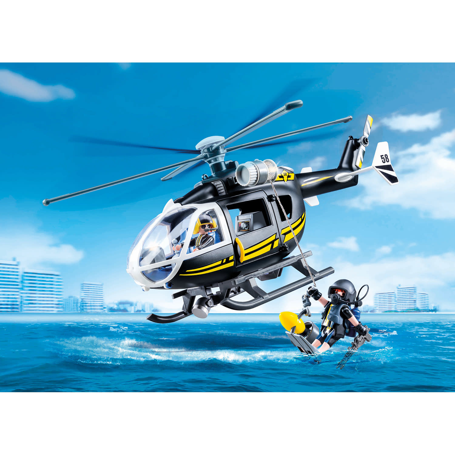 Εικόνα 2 του playmobil 9363 Ελικόπτερο Ομάδας Ειδικών Αποστολών