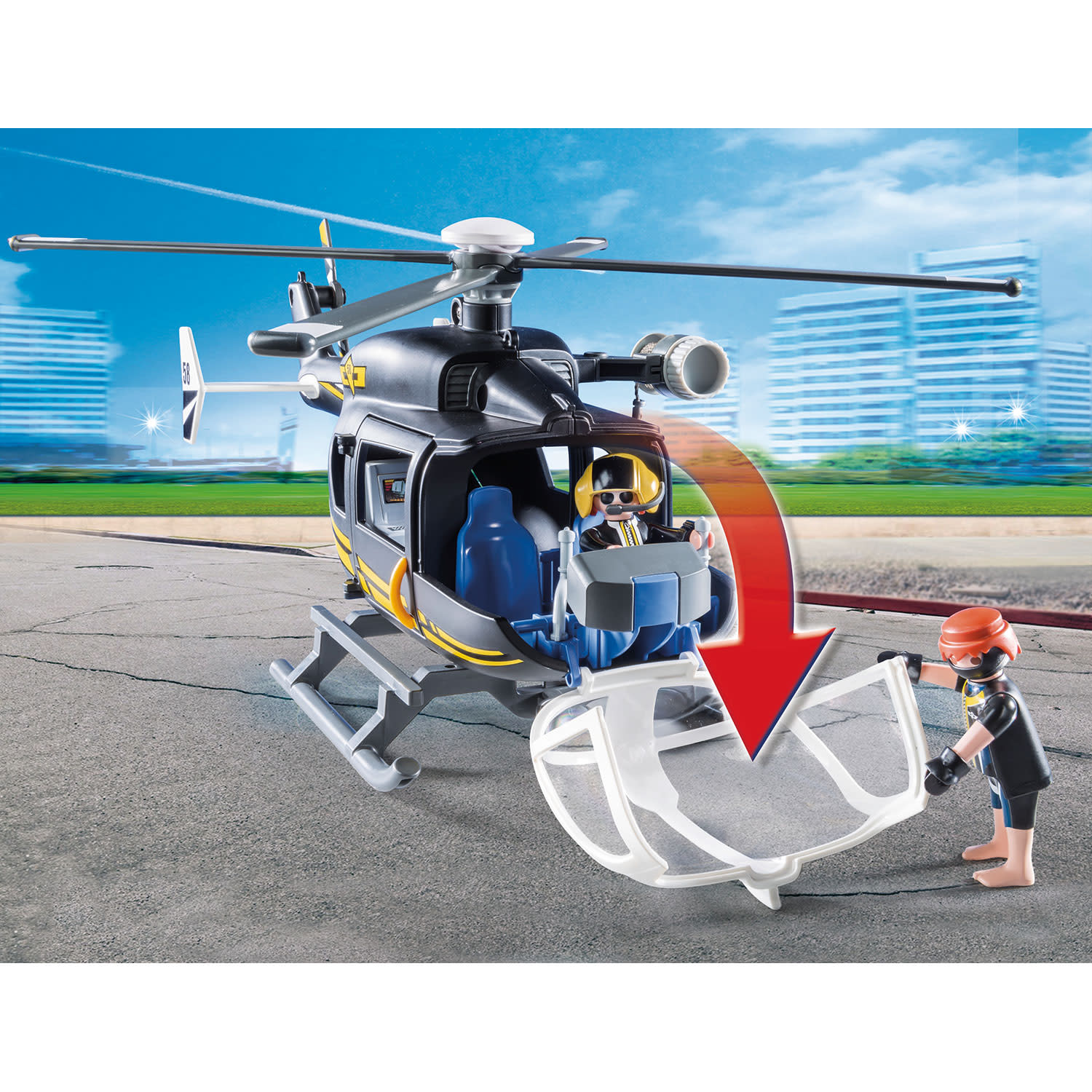 Εικόνα 4 του playmobil 9363 Ελικόπτερο Ομάδας Ειδικών Αποστολών