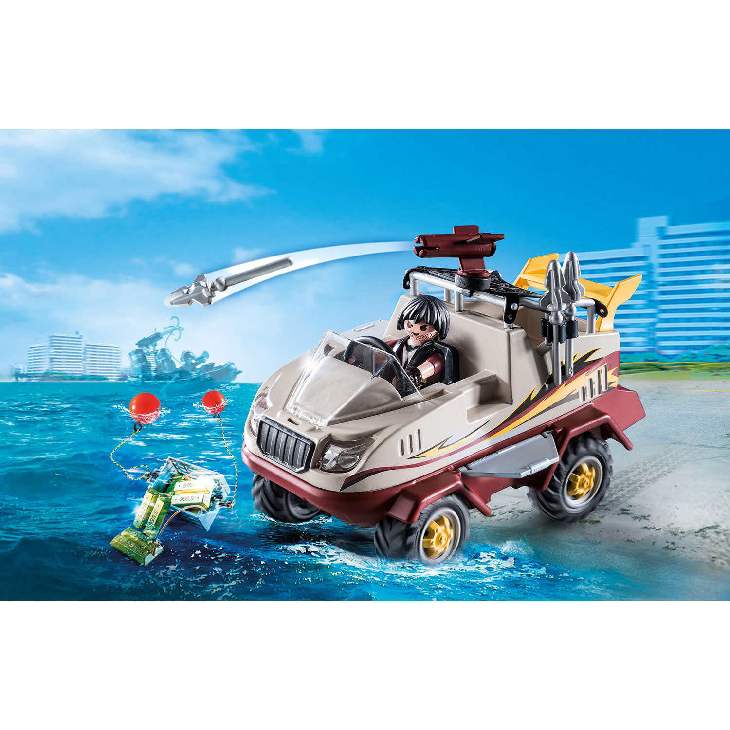 Εικόνα 2 του playmobil 9364 Αμφίβιο όχημα Ομάδας Ειδικών Αποστολών