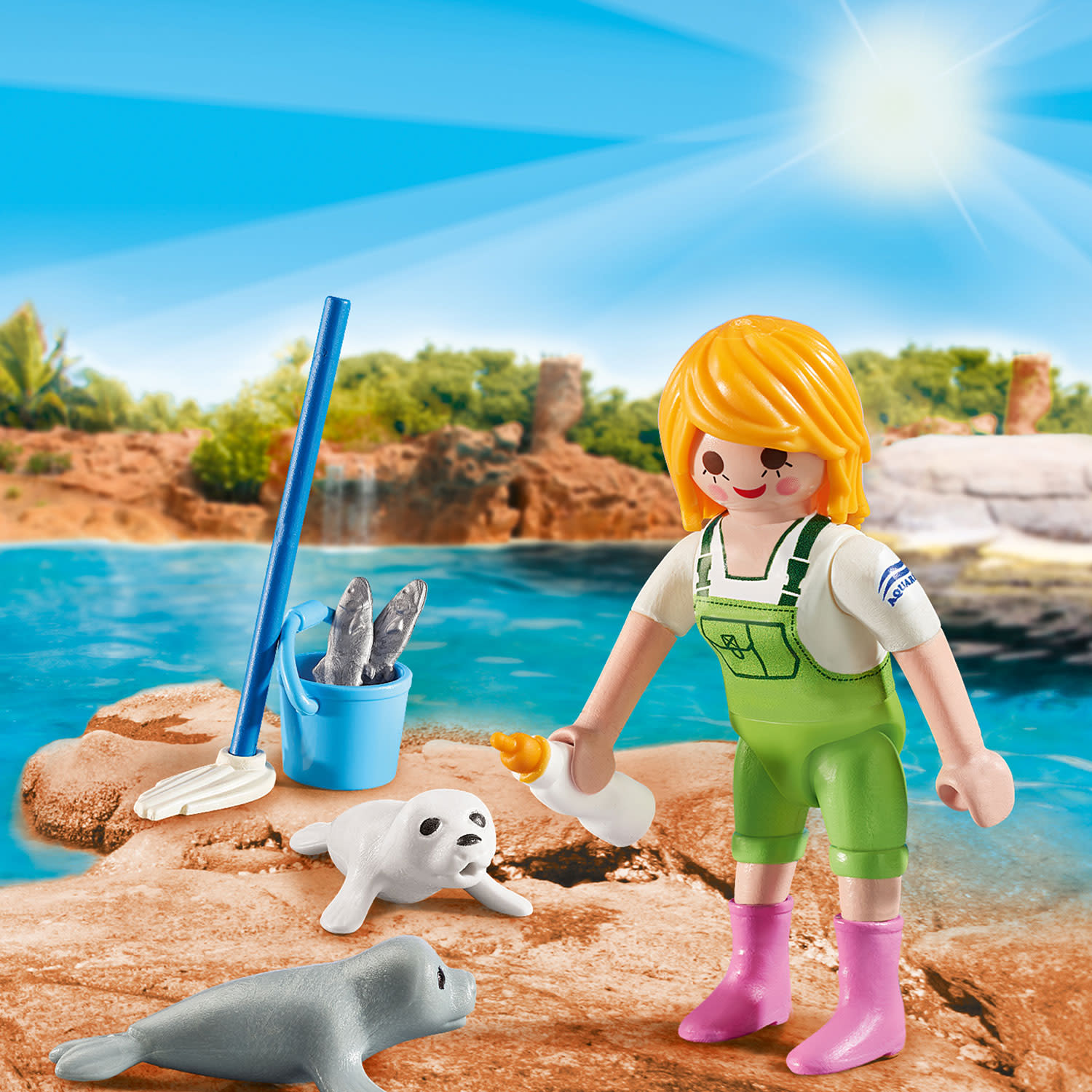 Εικόνα 2 του playmobil 9418 Κτηνίατρος με μικρές φώκιες