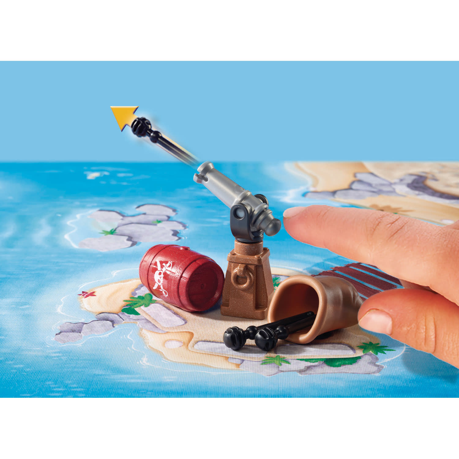 Κάνε κλικ για να δεις την εικόνα 4 του playmobil 9328 Επιφάνεια παιχνιδιού "Πειρατική περιπέτεια"