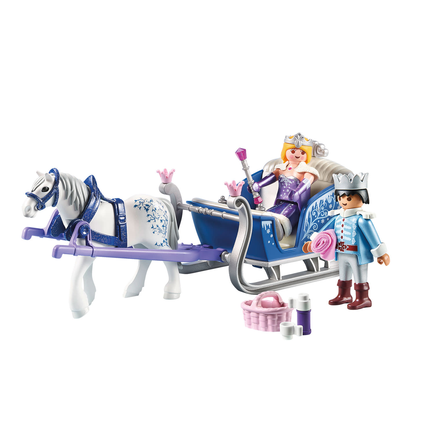Κάνε κλικ για να δεις την εικόνα 3 του playmobil Magic Έλκηθρο με Βασιλικό Ζευγάρι 9474