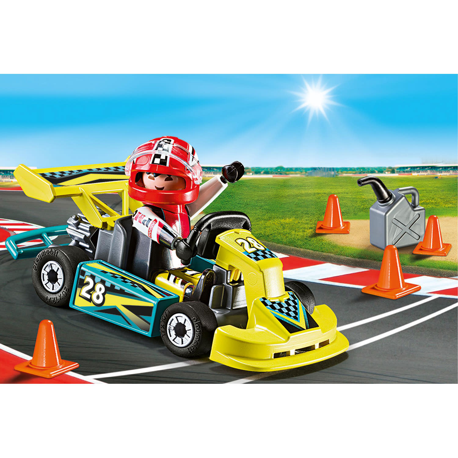 Κάνε κλικ για να δεις την εικόνα 2 του playmobil City Action Bαλιτσάκι Go-Kart 9322