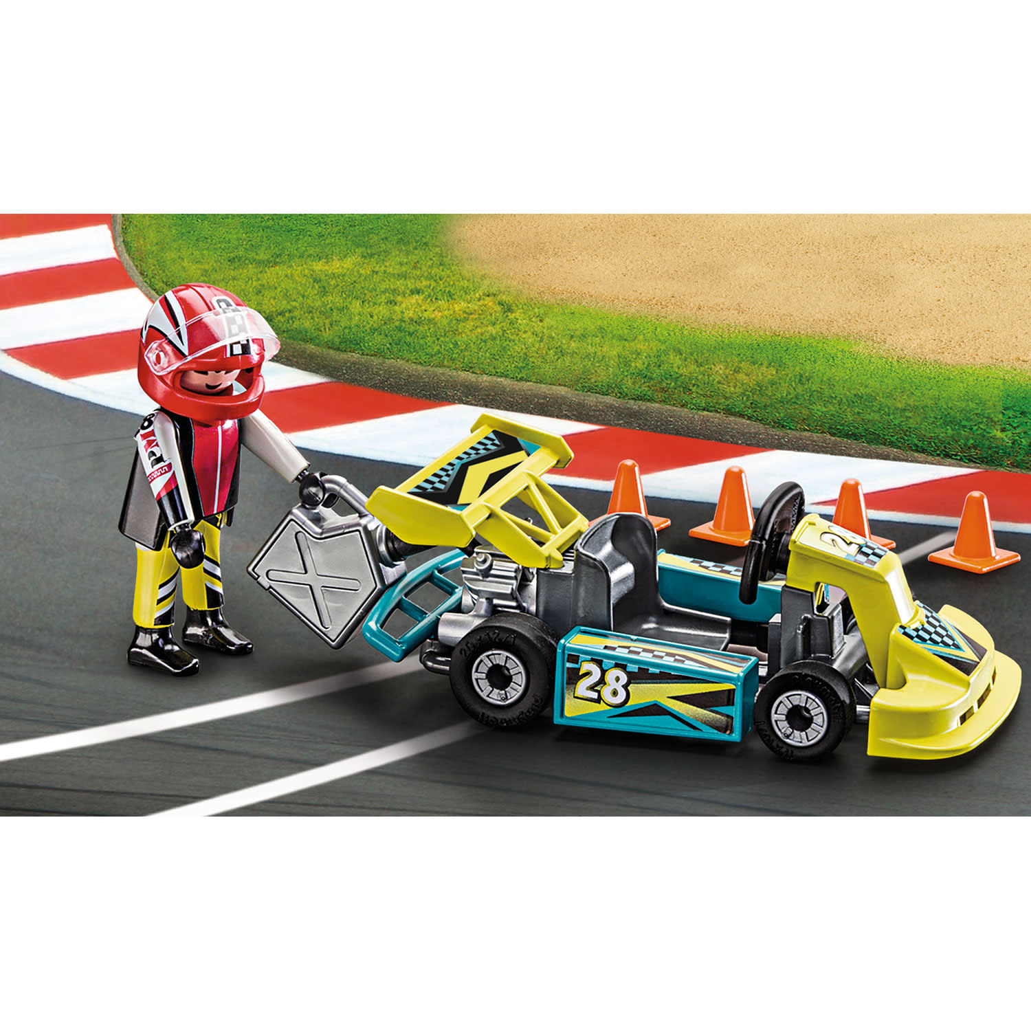 Κάνε κλικ για να δεις την εικόνα 5 του playmobil City Action Bαλιτσάκι Go-Kart 9322
