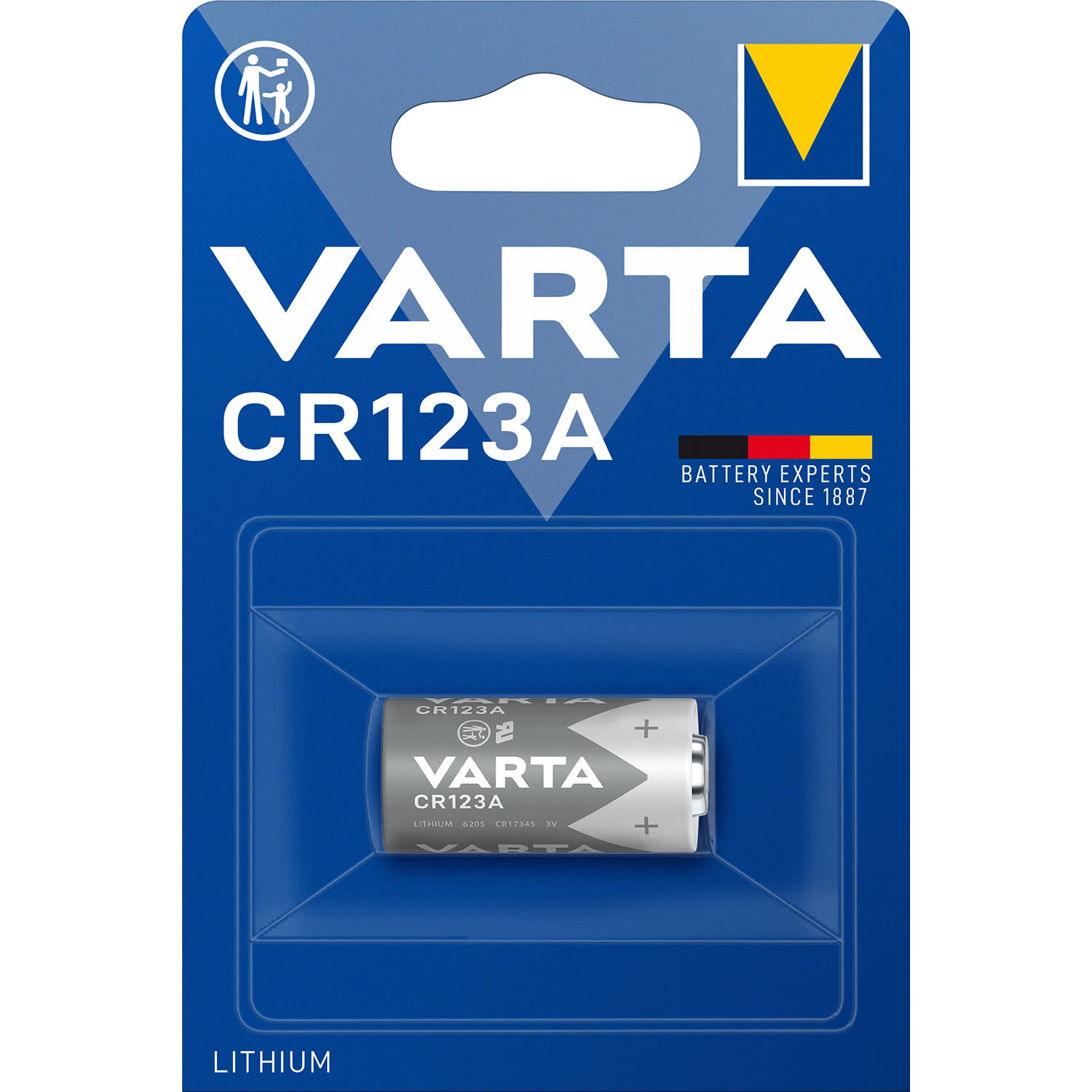 Εικόνα 1 του Varta Μπαταρίες Λιθίου CR-123 3V (1 τεμ.)