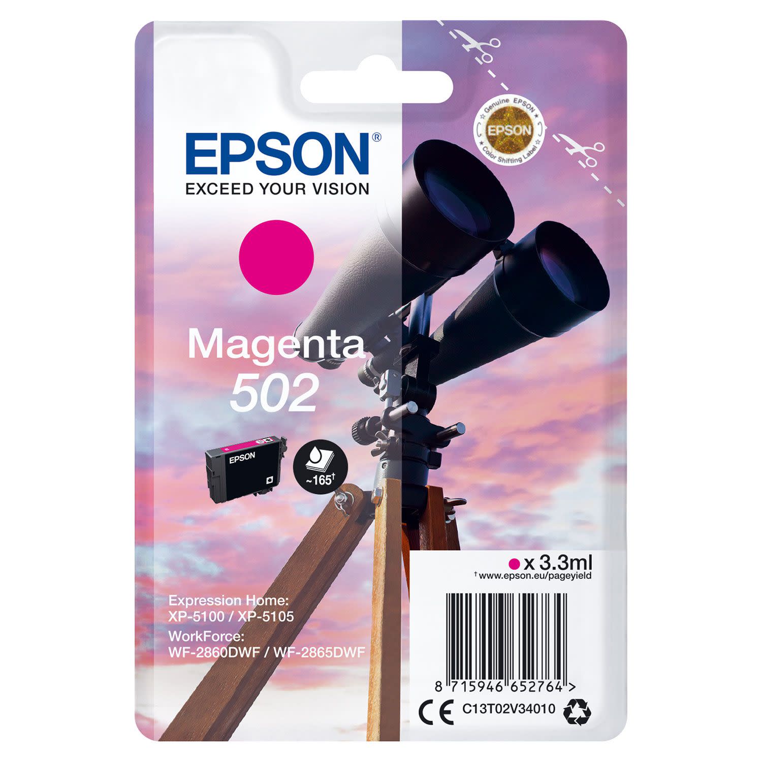 Εικόνα 1 του Μελάνι Epson 502 Magenta