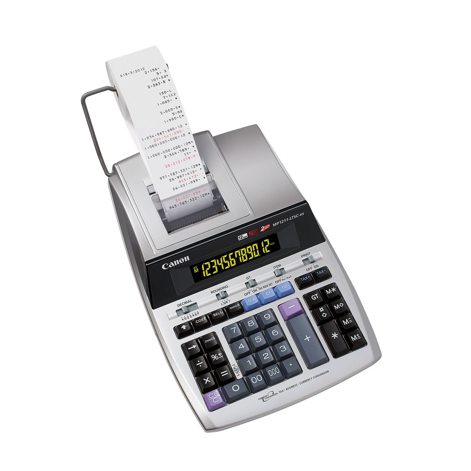 Εικόνα 1 του Canon Αριθμομηχανή 12 Ψηφιών με ταινία MP1211-LTSC