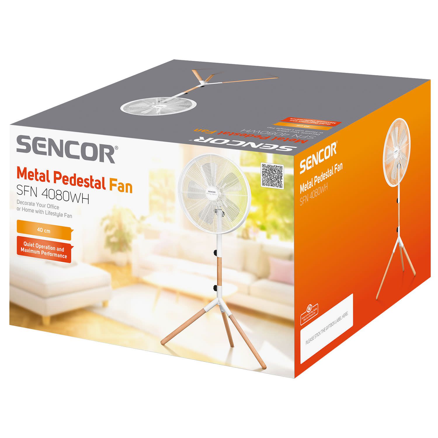 Εικόνα 5 του Sencor Ανεμιστήρας Δαπέδου SFN 4080WH