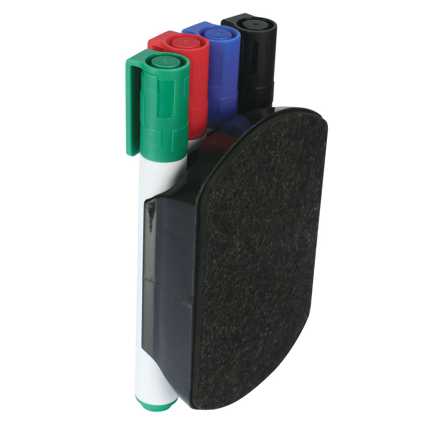 Εικόνα 3 του @Work Μαρκαδόροι Λευκού Πίνακα 4 χρώματα και Μαγνητικός Σπόγγος