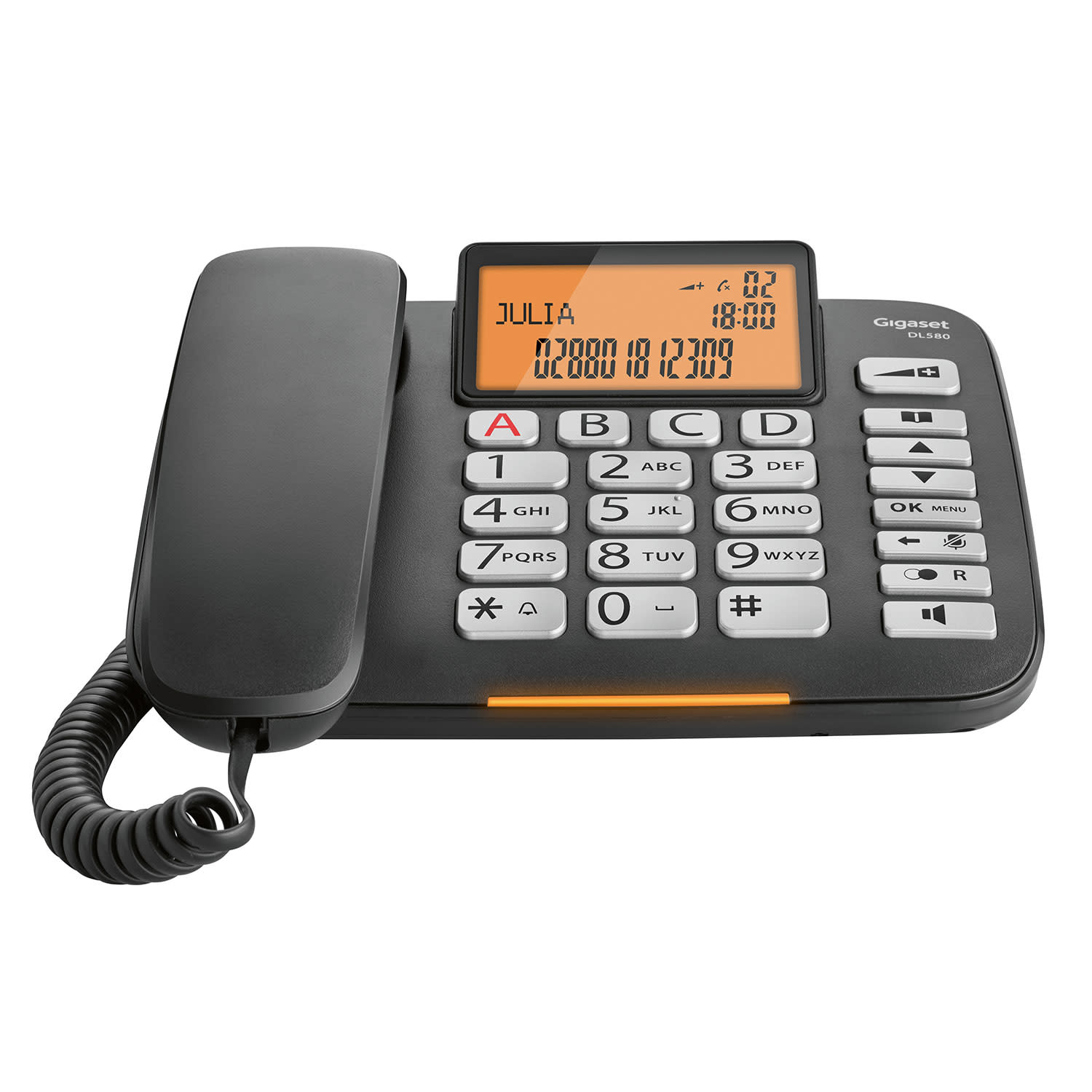 Gigaset Ενσύρματο DL 580 black
