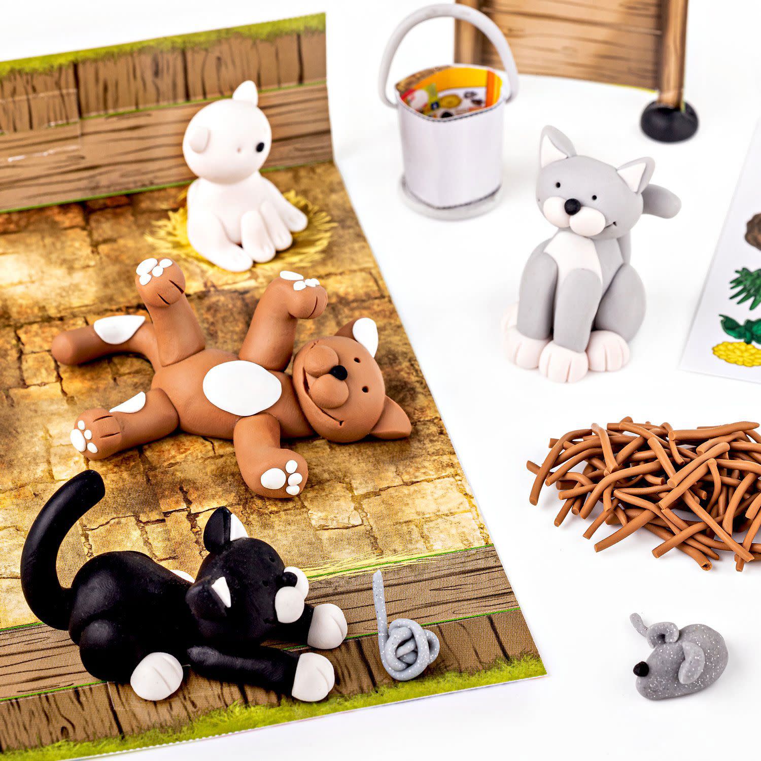 Εικόνα 4 του Staedtler Πηλός Fimo Kids 'Γάτα' 4τεμ.