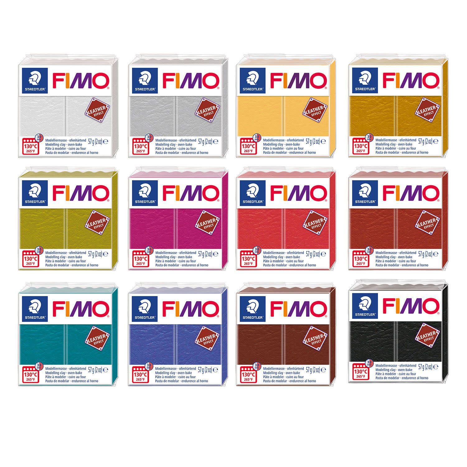 Εικόνα 1 του Staedtler Πηλός Πολυμερικός FIMO Leather Effect 57gr