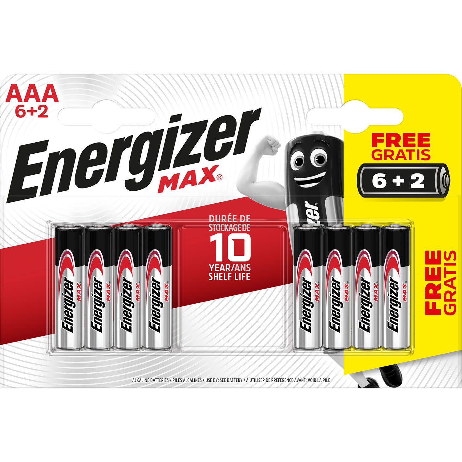Κάνε κλικ για να δεις την εικόνα 1 του Energizer Μπαταρίες Αλκαλικές Max Ultra+ AAA (6 τεμ+2 Δώρο)