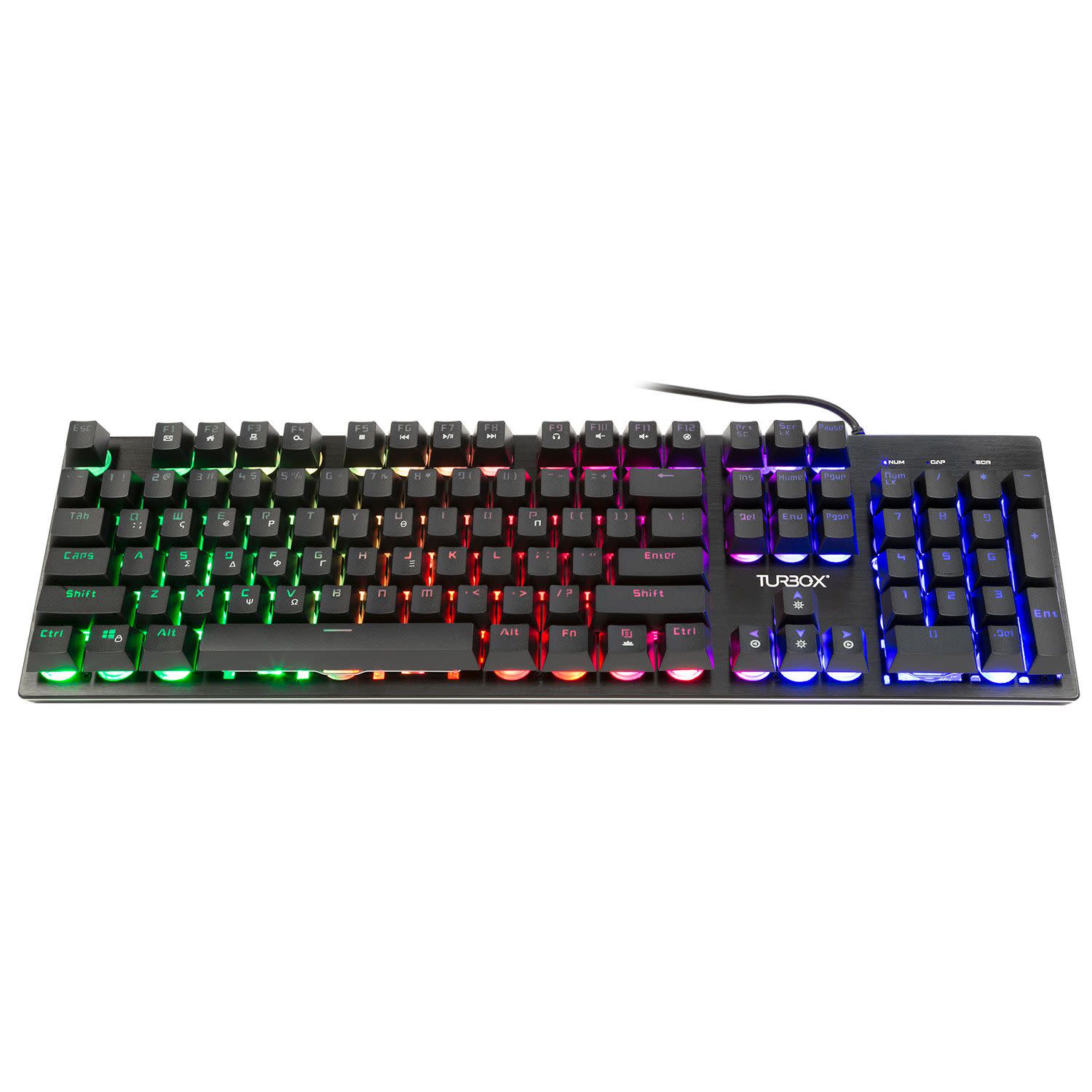 Εικόνα 2 του Turbo-X Πληκτρολόγιο Sirin II Backlight Ενσύρματο