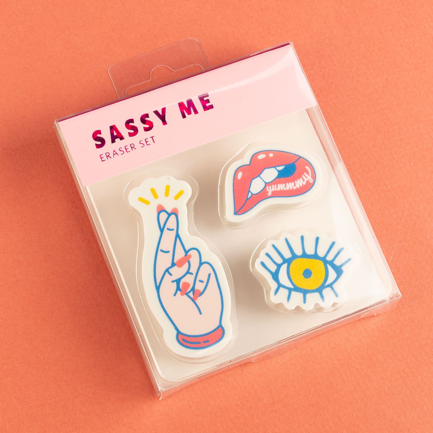 Εικόνα 1 του Sentio Γόμες για Μολύβι  Sassy 3τεμ.