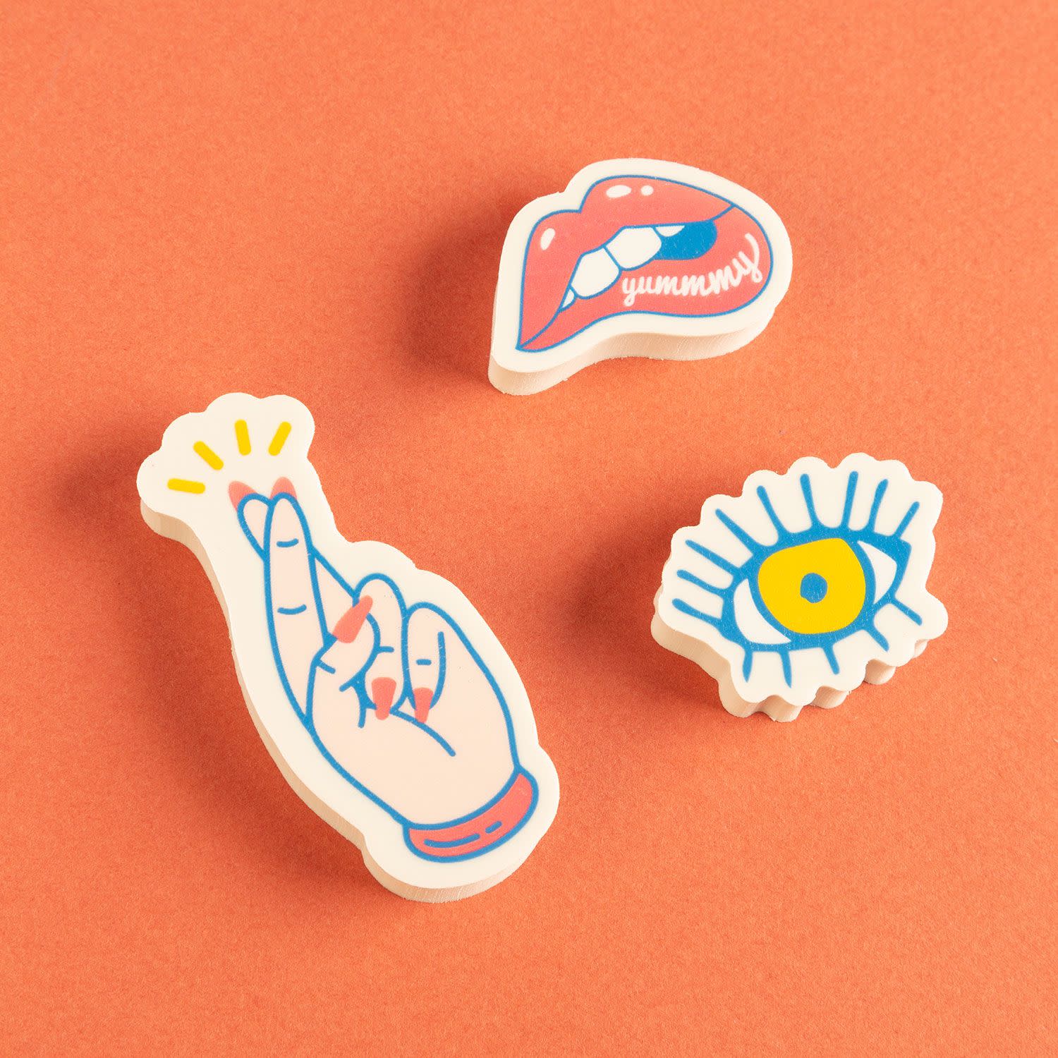 Εικόνα 2 του Sentio Γόμες για Μολύβι  Sassy 3τεμ.