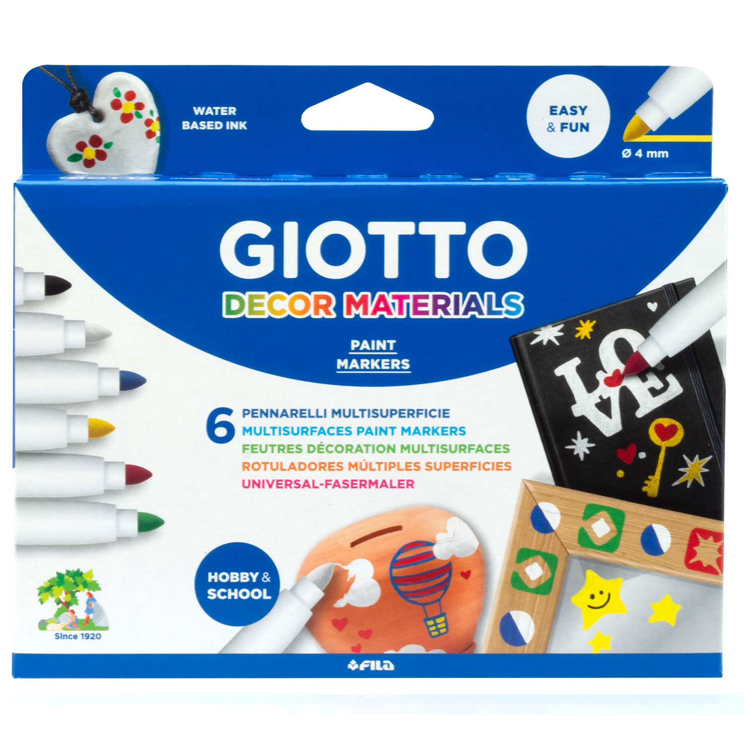 Εικόνα 3 του Giotto Εργαστήριο Ζωγραφικής Crazy Black 23τεμ.