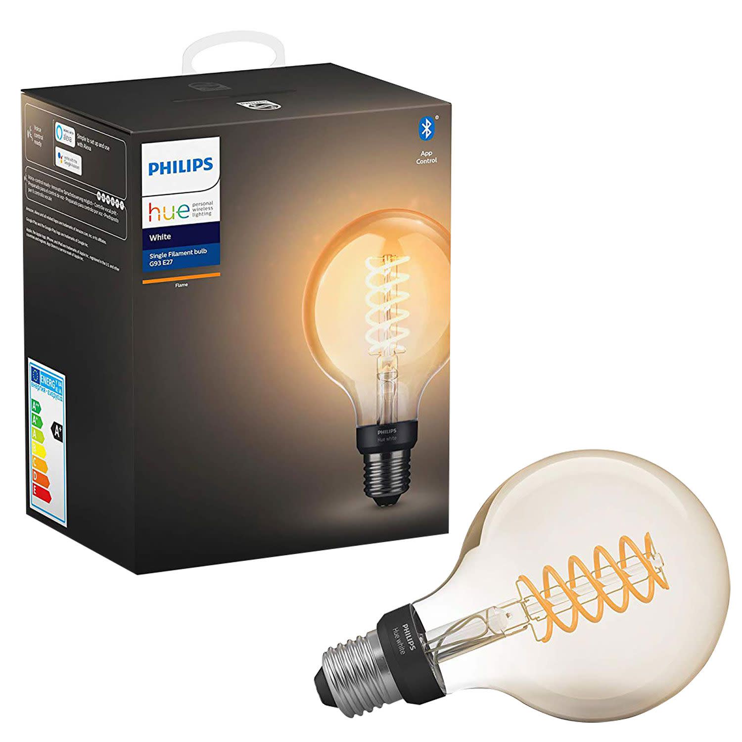 Εικόνα 1 του Philips Hue Smart Light Bulb Filament G93E27 (White)