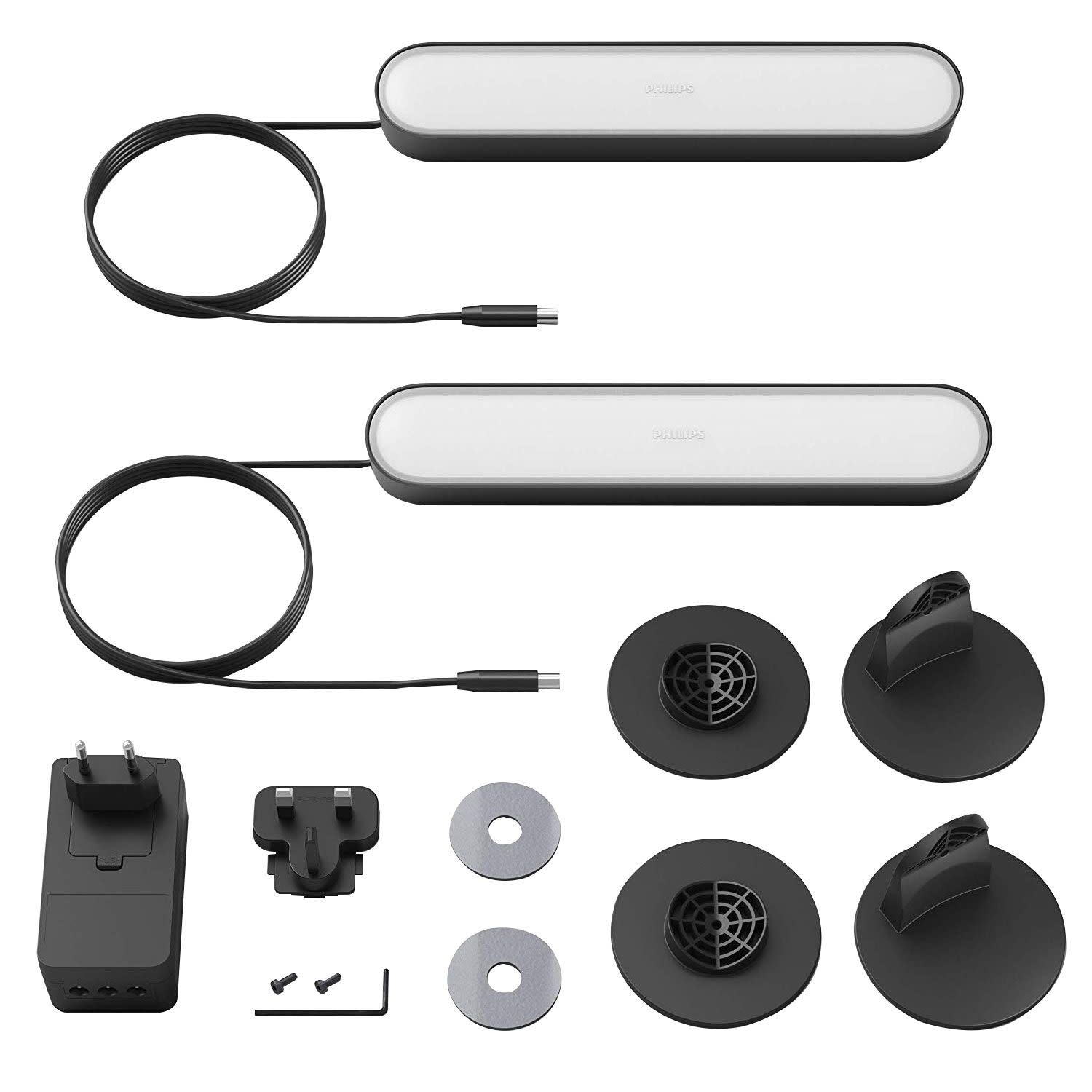 Εικόνα 3 του Philips Hue Smart Light Bar Double Black (White and Color Ambiance)