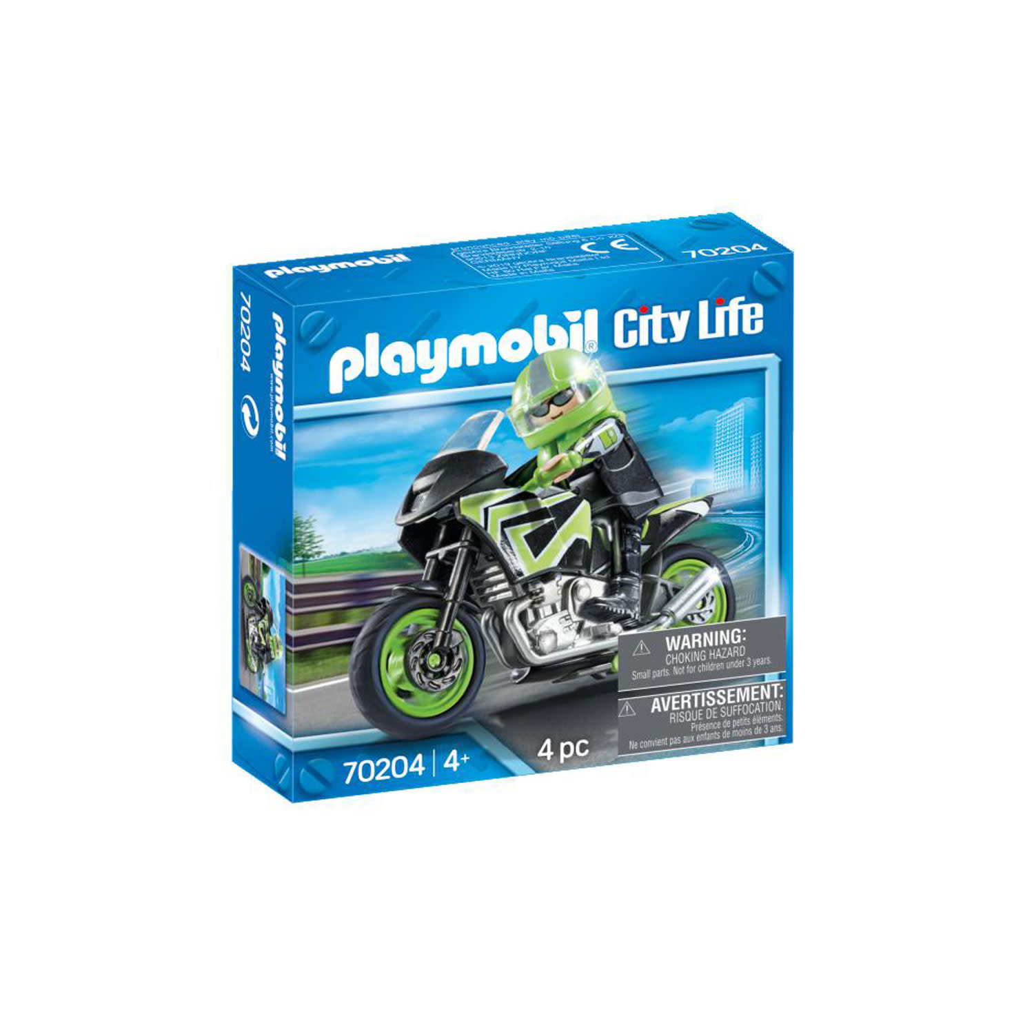 Κάνε κλικ για να δεις την εικόνα 1 του playmobil 70204 Μοτοσικλέτα Παντός Εδάφους με Αναβάτη