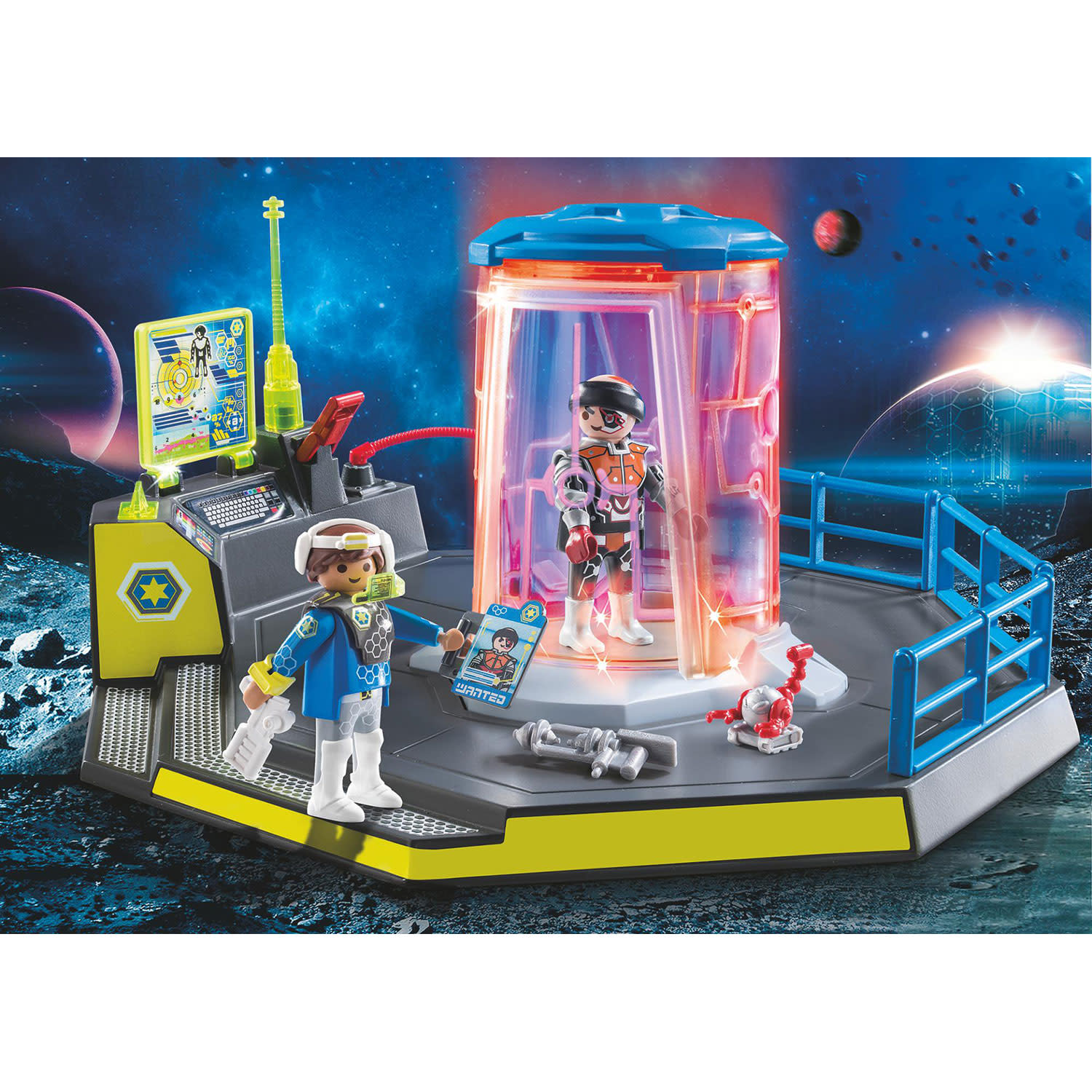 Κάνε κλικ για να δεις την εικόνα 2 του playmobil 70009 SuperSet Σταθμός Διαστημικής Αστυνομίας
