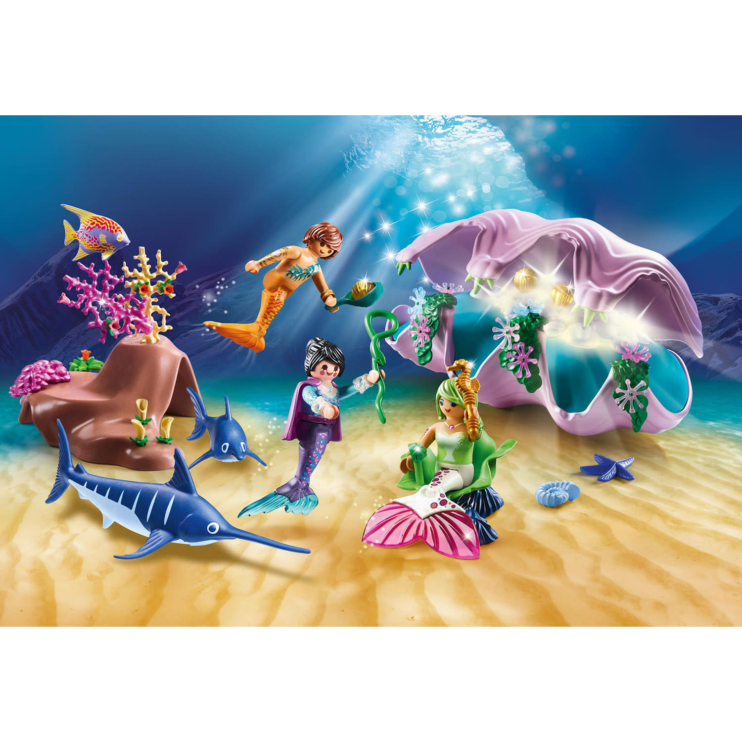Κάνε κλικ για να δεις την εικόνα 2 του playmobil Magic Φωτιζόμενο Κοχύλι Μαργαριταριών 70095