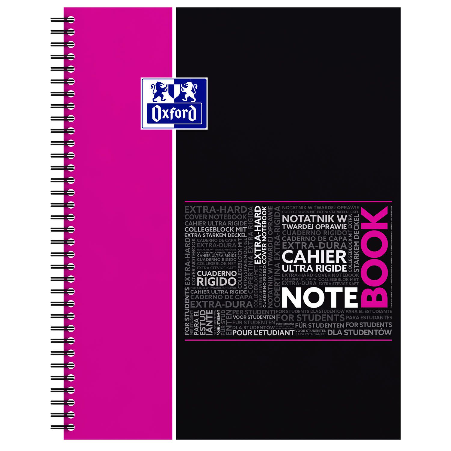 Εικόνα 1 του Oxford Τετράδιο Σπιράλ Ριγέ με Σκληρό Εξώφυλλο Α4+ 160 Φύλλα