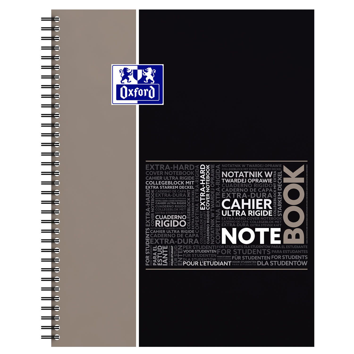 Εικόνα 4 του Oxford Τετράδιο Σπιράλ Ριγέ με Σκληρό Εξώφυλλο Α4+ 160 Φύλλα