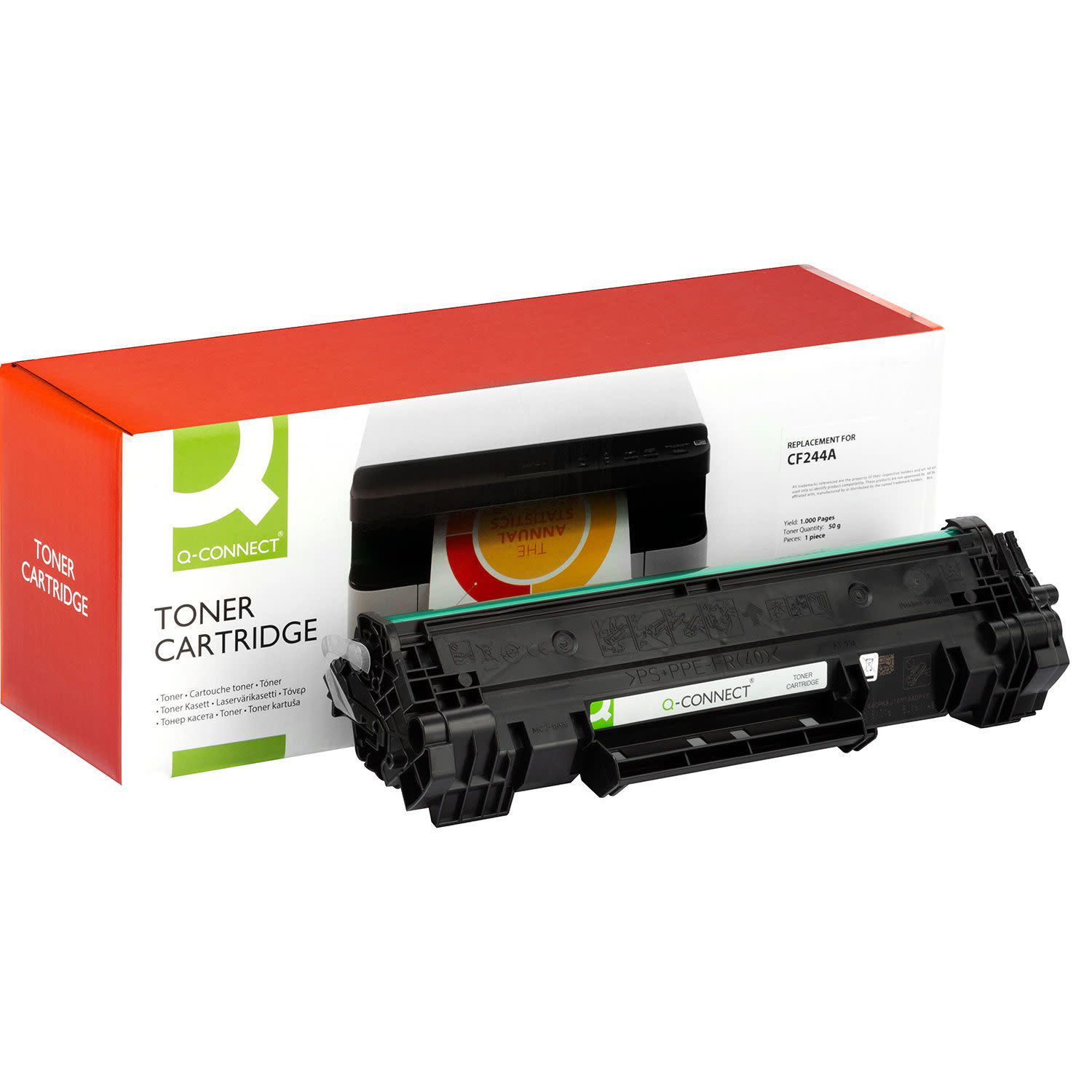 Κάνε κλικ για να δεις την εικόνα 1 του Toner Q-Connect 44A / CF244A Black