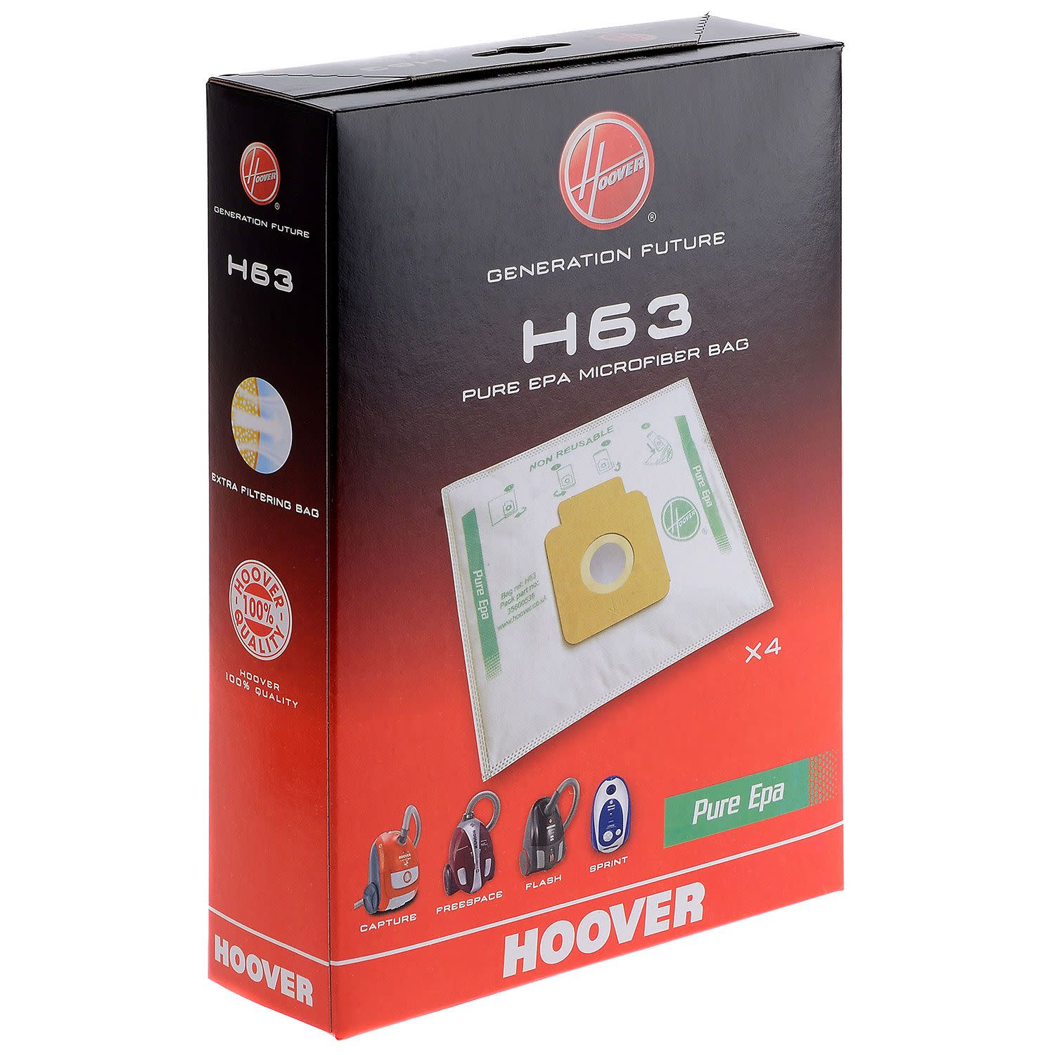 Εικόνα 2 του Hoover Σακούλες Σκούπας H63 Freespace