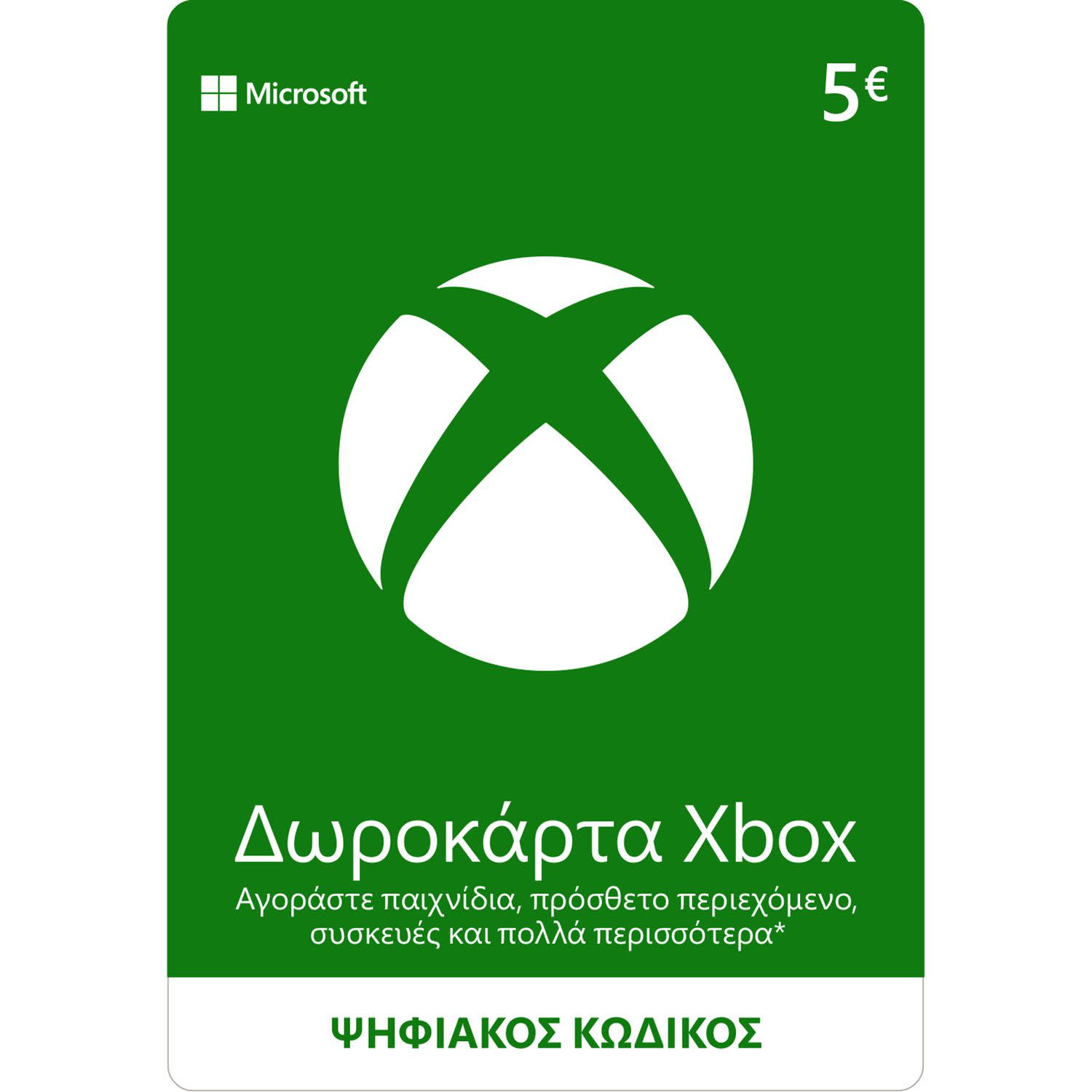 Microsoft Xbox Live 5 EUR Card