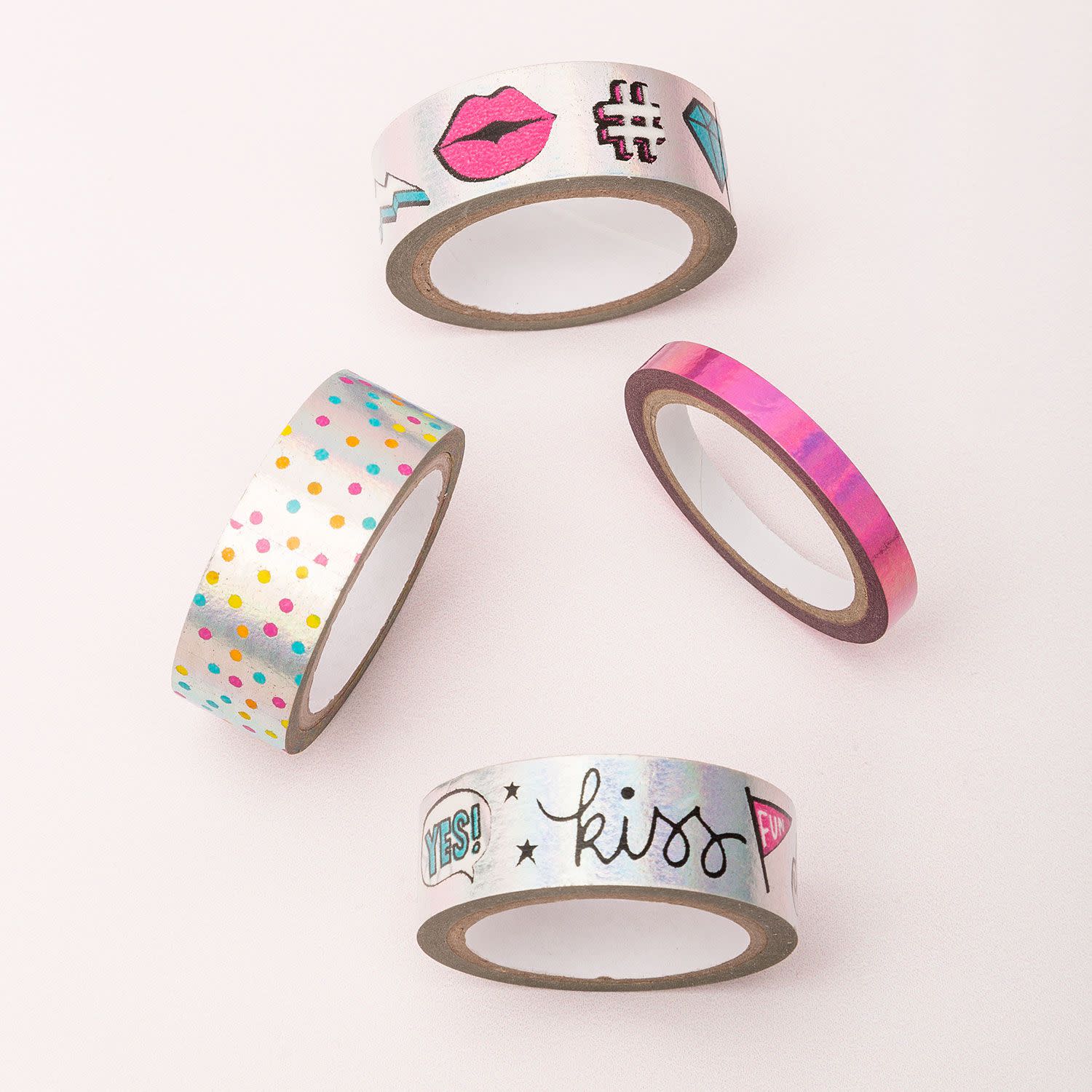 Κάνε κλικ για να δεις την εικόνα 1 του Folia Washi Tape 'Hashtag' 4τεμ.