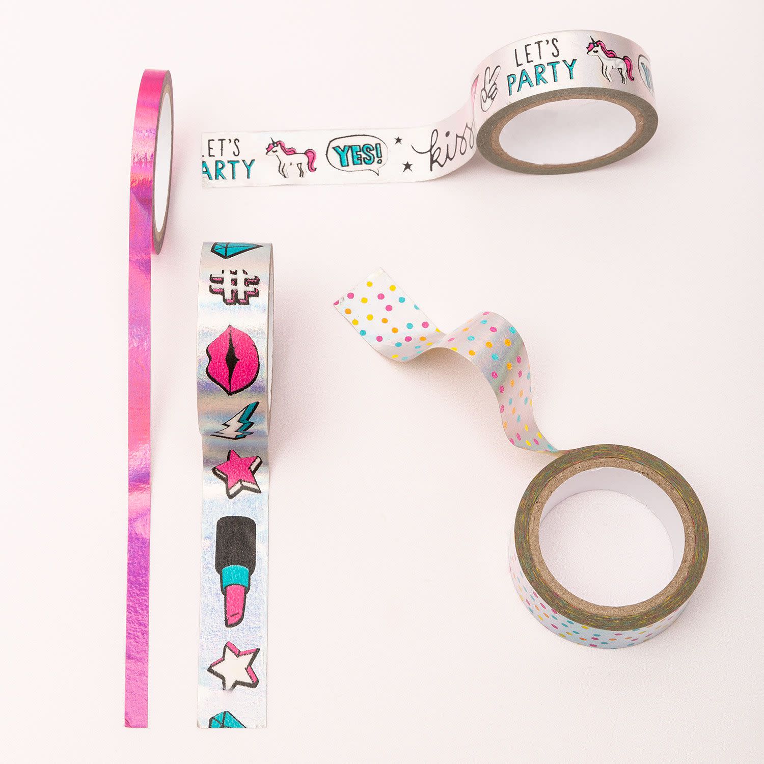 Κάνε κλικ για να δεις την εικόνα 2 του Folia Washi Tape 'Hashtag' 4τεμ.