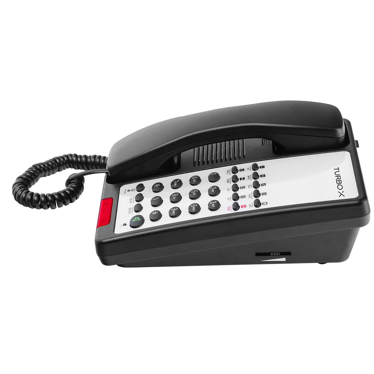 Εικόνα 3 του Turbo-X Ενσύρματο Τηλέφωνο HTL-100 Μαύρo