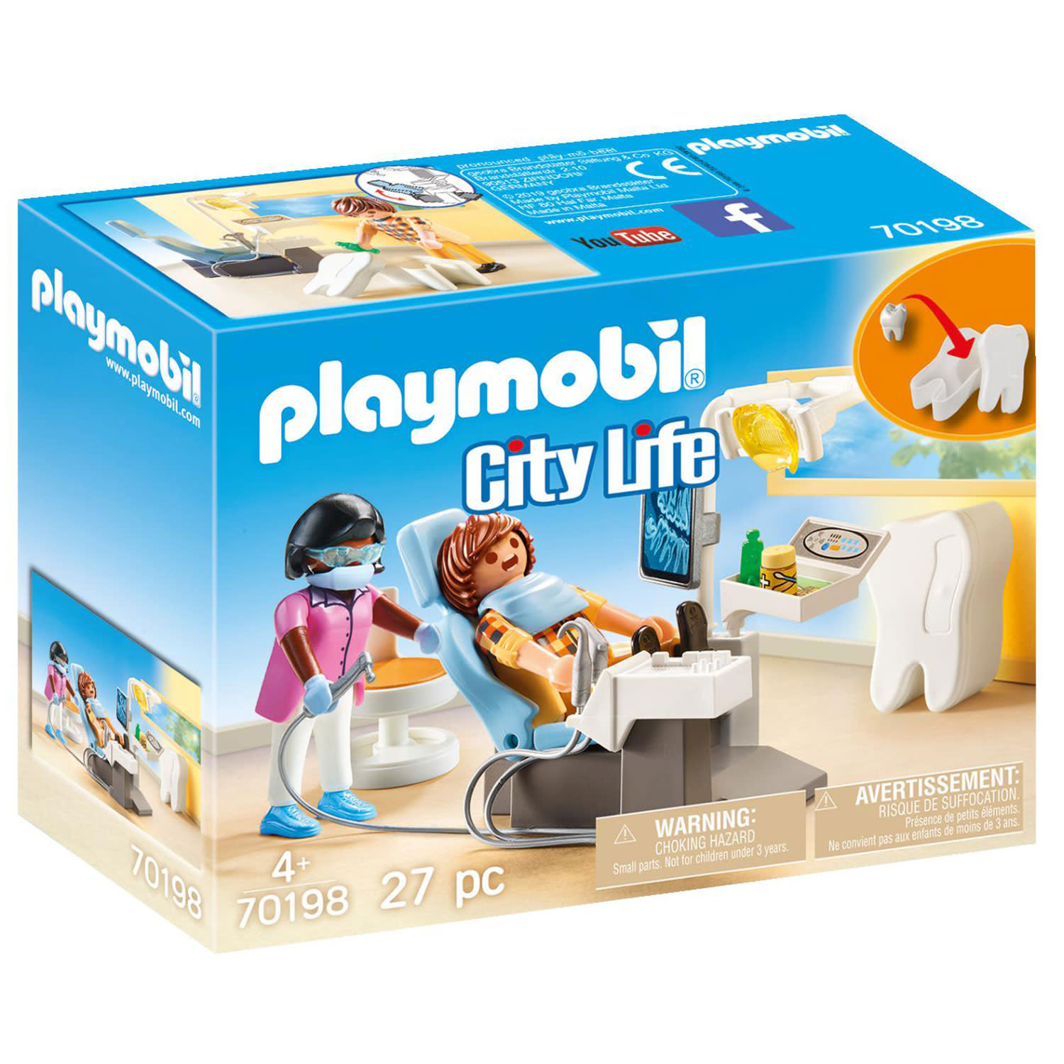 Κάνε κλικ για να δεις την εικόνα 1 του playmobil City Life Οδοντιατρείο 70198
