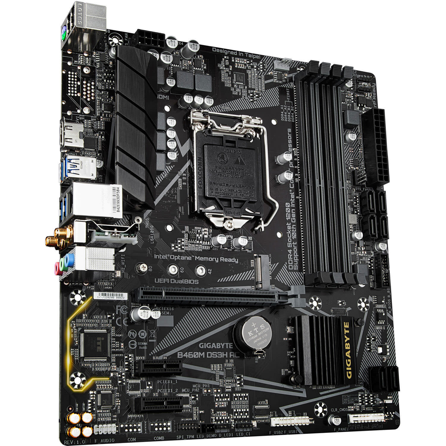 Εικόνα 3 του Gigabyte Motherboard B460M DS3H (B460/1200/DDR4)