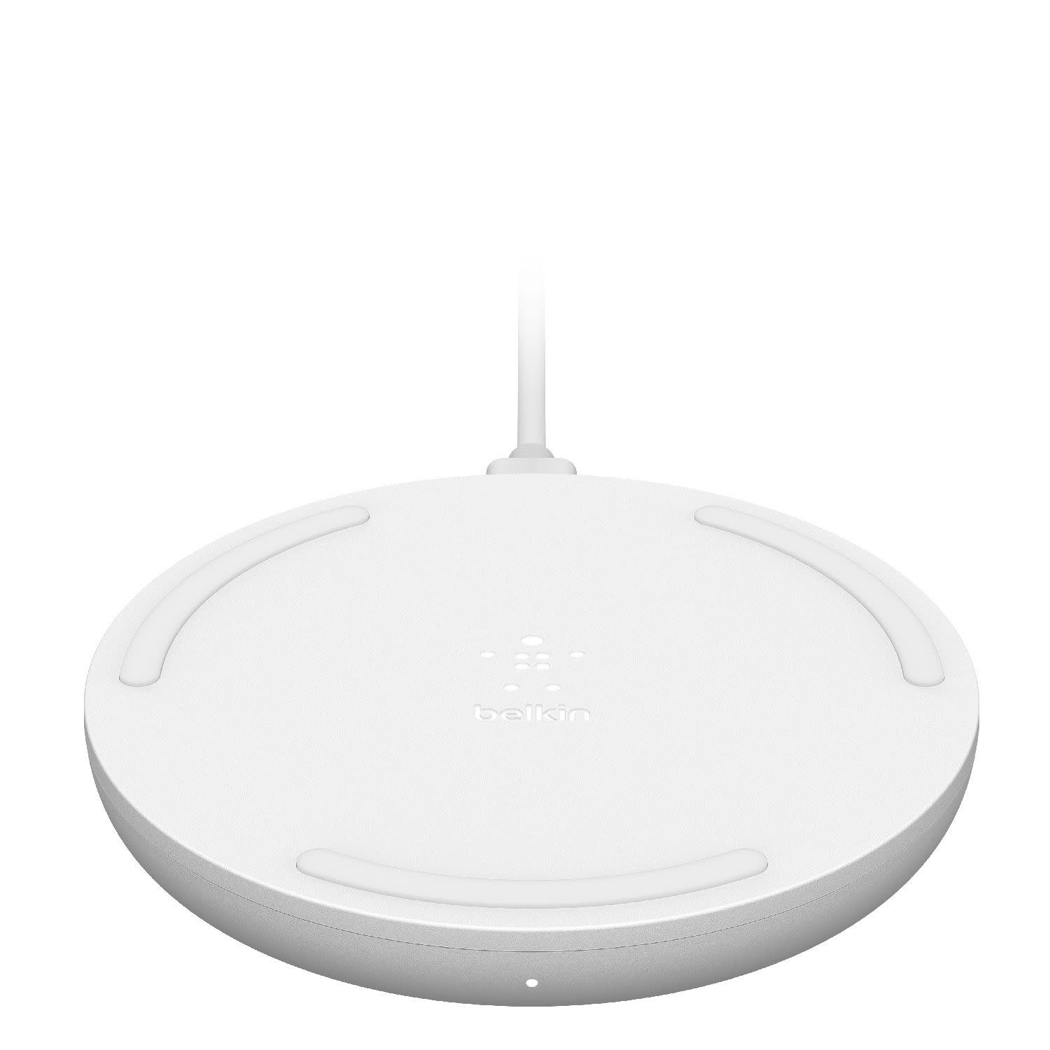 Belkin Ασύρματος Φορτιστής 1 Θέσης 10W Λευκό Με Καλώδιο