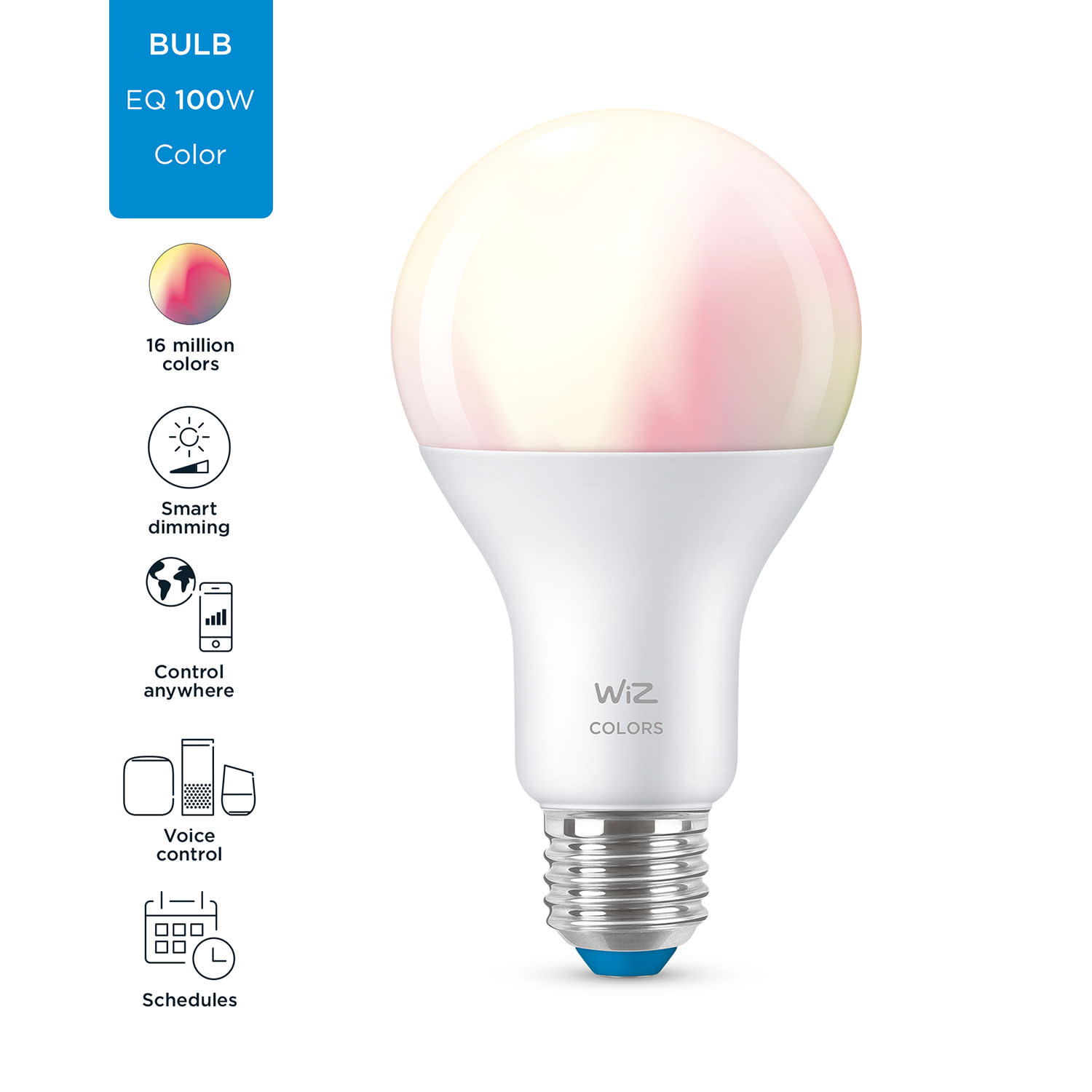 Εικόνα 10 του Wiz Smart Wi-Fi Bulb A67 E27 Color & Tunable White