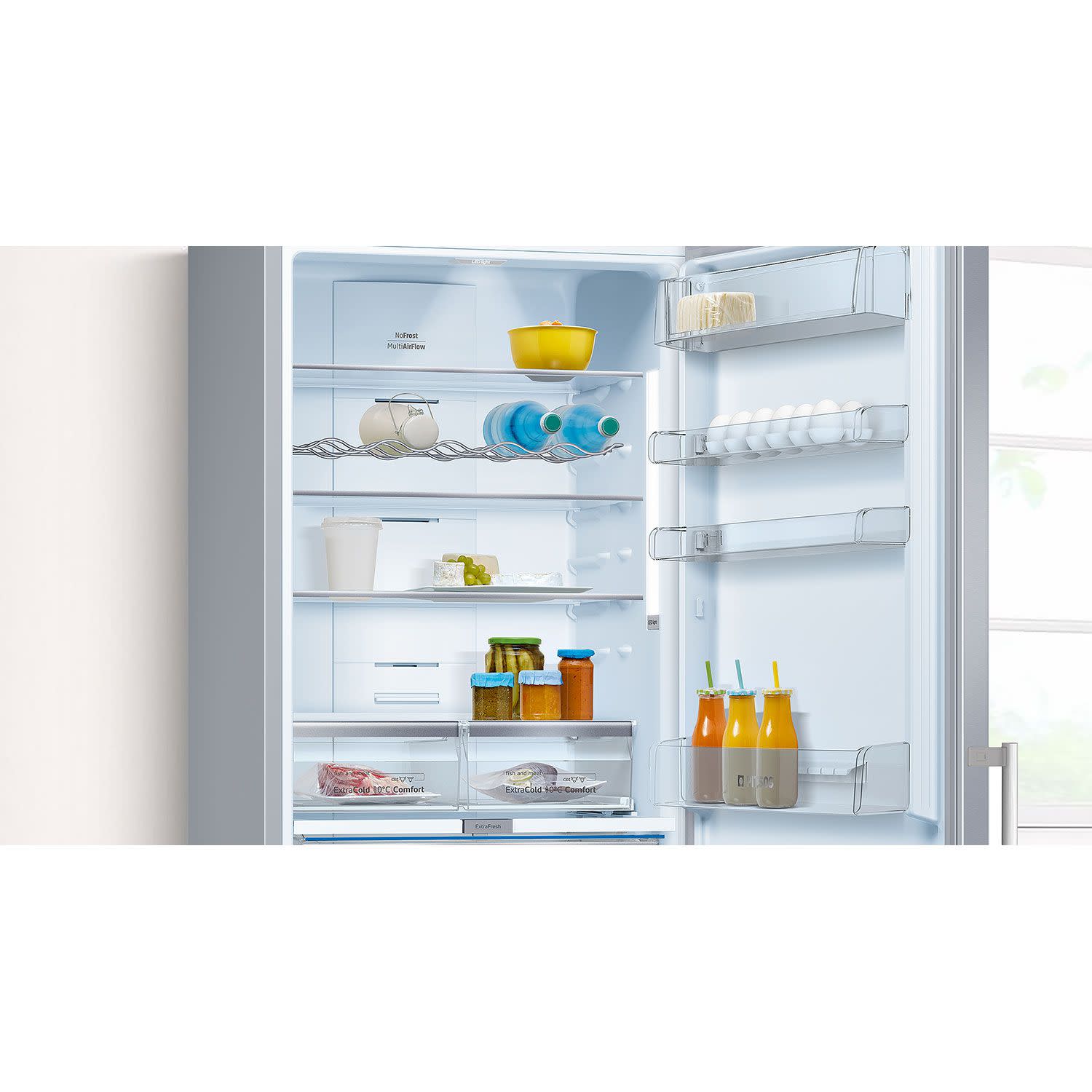 Κάνε κλικ για να δεις την εικόνα 3 του Pitsos PKNB49XIEP Ψυγειοκαταψύκτης Inox